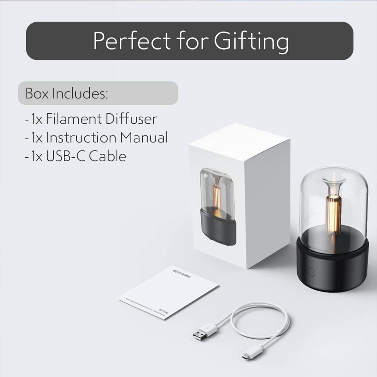 Candlelight Humidifier β 2-in-1 Aroma Diffuser & Cool Mist Maker