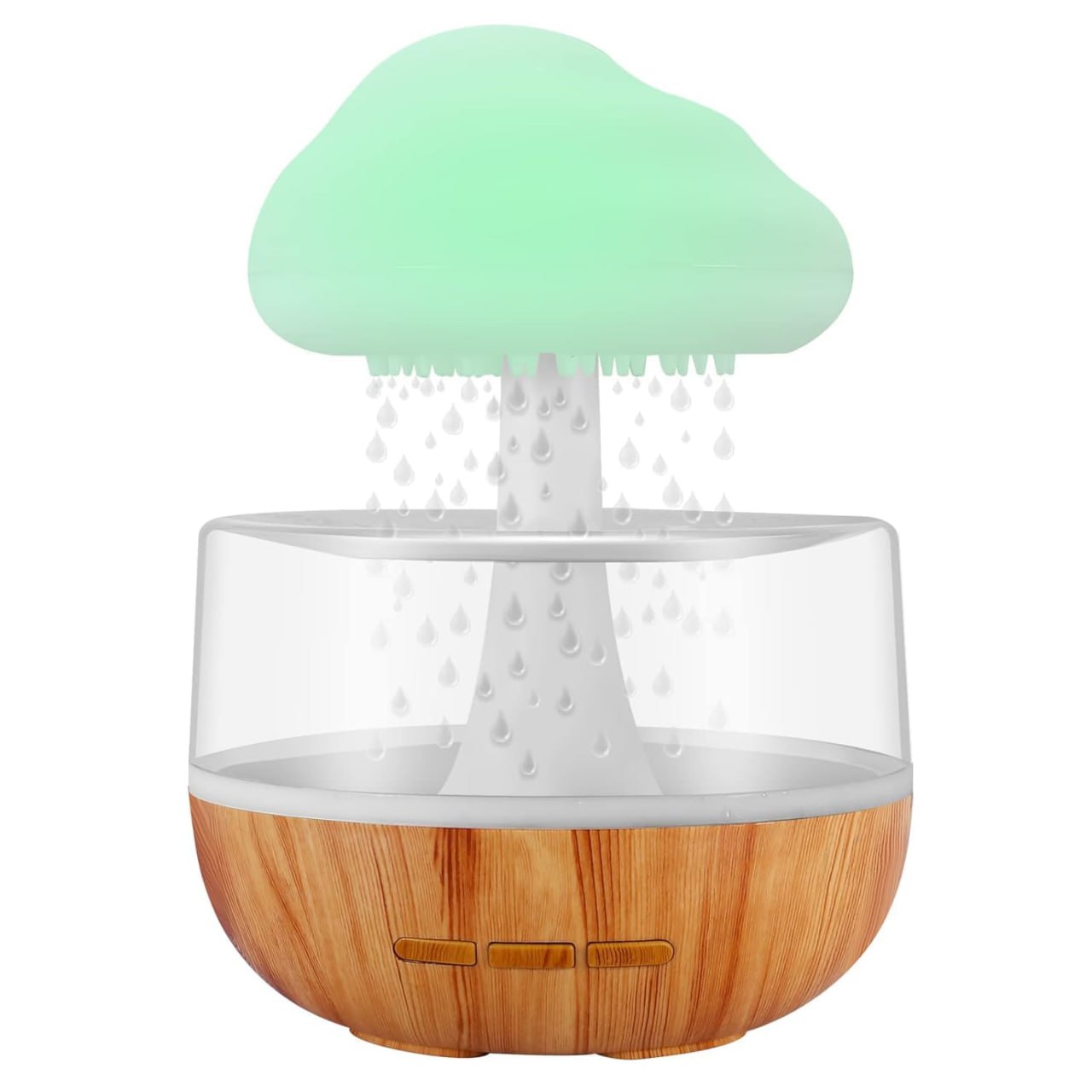 Rain Cloud Humidifier | Soothing Cloud Rain Diffuser | Mist + Mood Nightlight