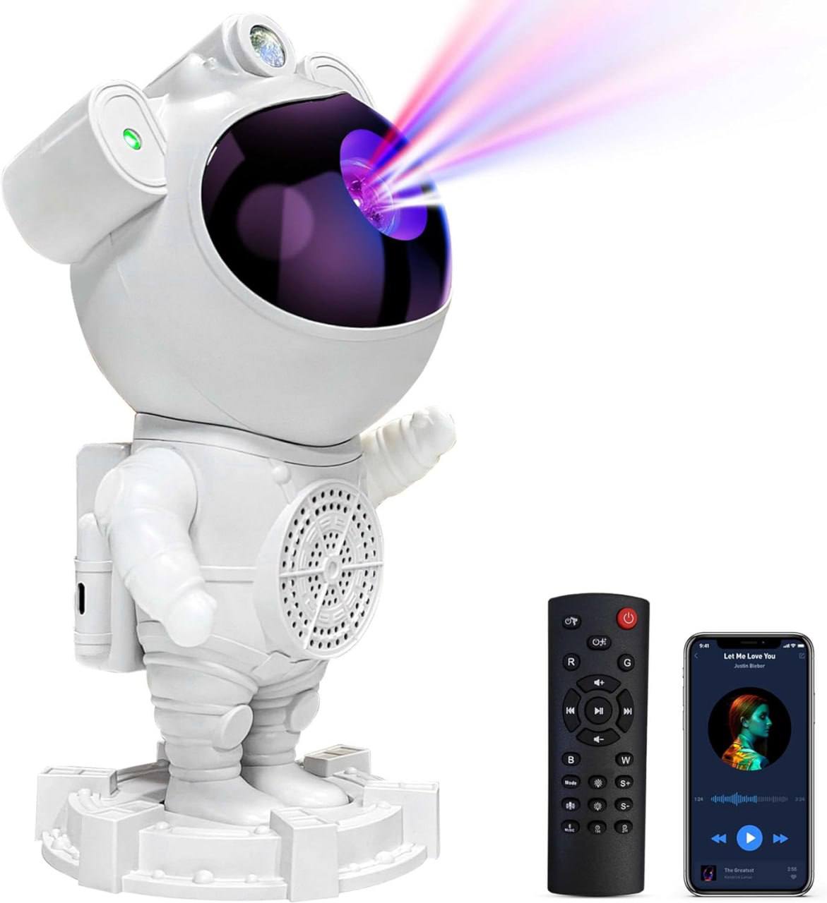 Astronaut Galaxy Projector | 360ยฐ Starry Sky Night Light | Nebula Space Lamp