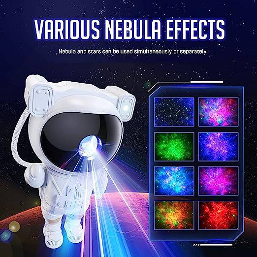 Astronaut Galaxy Projector | 360ยฐ Starry Sky Night Light | Nebula Space Lamp