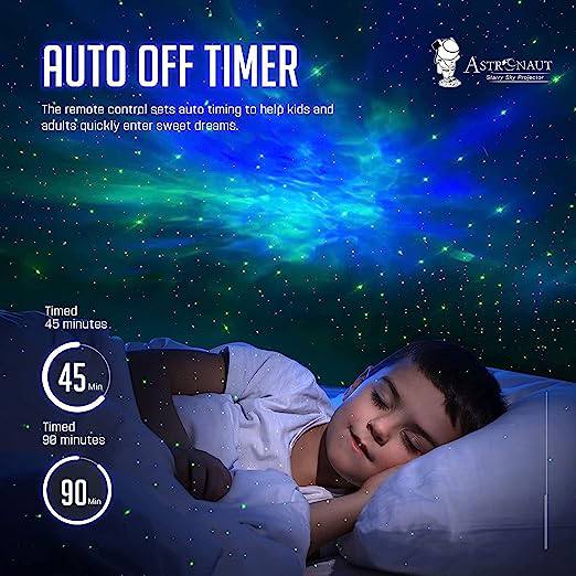 Astronaut Galaxy Projector | 360ยฐ Starry Sky Night Light | Nebula Space Lamp