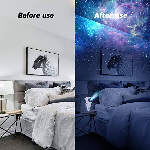 Astronaut Galaxy Projector | 360ยฐ Starry Sky Night Light | Nebula Space Lamp