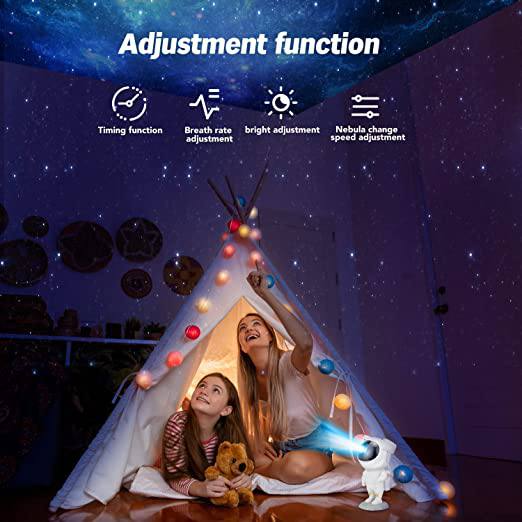 Astronaut Galaxy Projector | 360ยฐ Starry Sky Night Light | Nebula Space Lamp