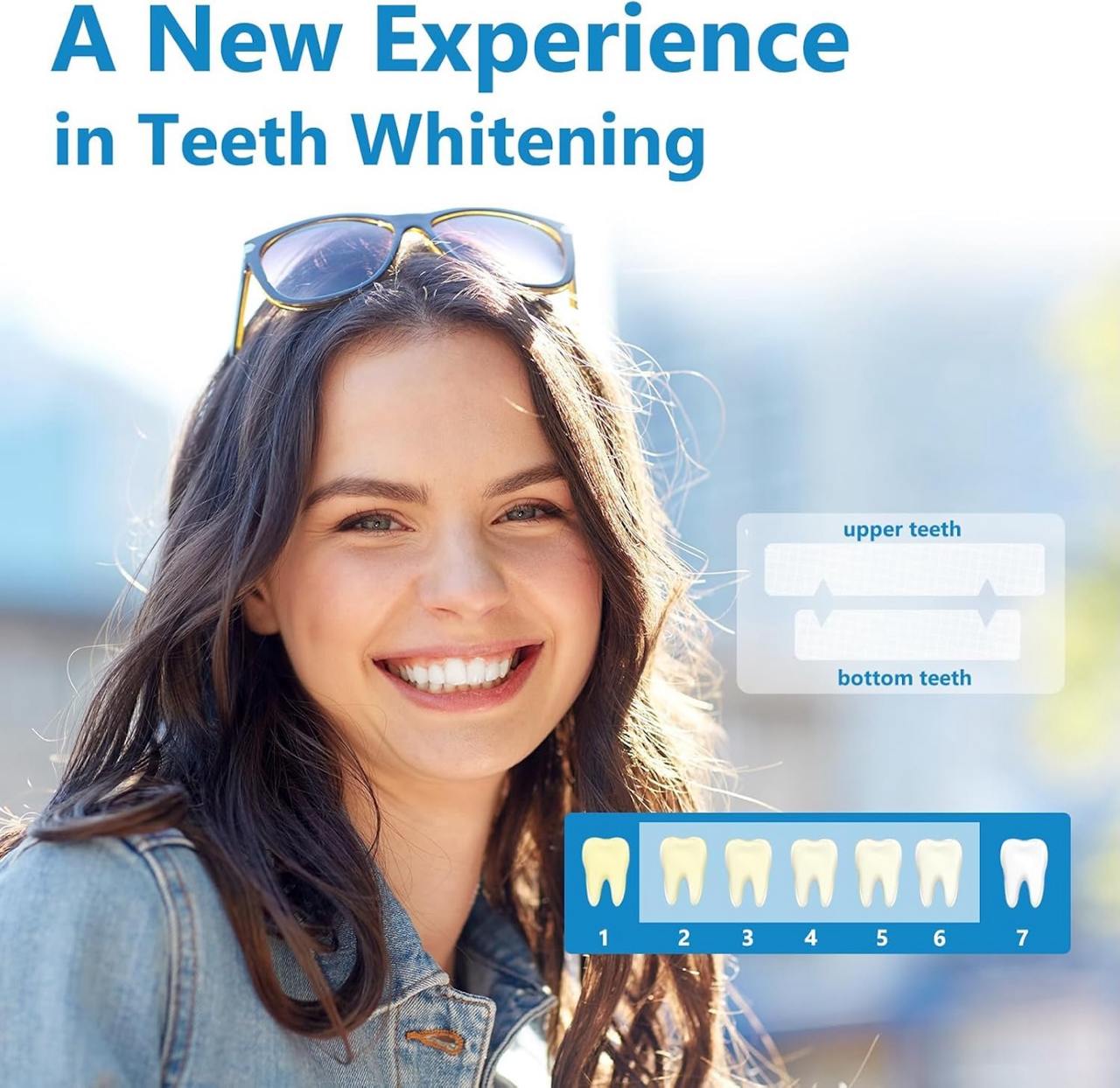 Teeth Whitening Strips – Enamel-Safe, Fast Whitening (7 Pairs Set)