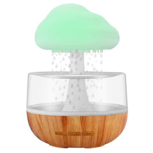 Rain Cloud Humidifier | Soothing Cloud Rain Diffuser | Mist + Mood Nightlight