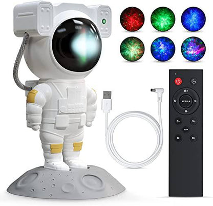 Astronaut Galaxy Projector | 360° Starry Sky Night Light | Nebula Space Lamp